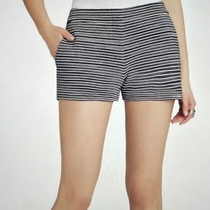 BCBG MaxAzria Pia Black/White Striped Short S